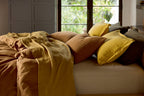 Linen Fitted Sheet - FINAL SALE (Honey)