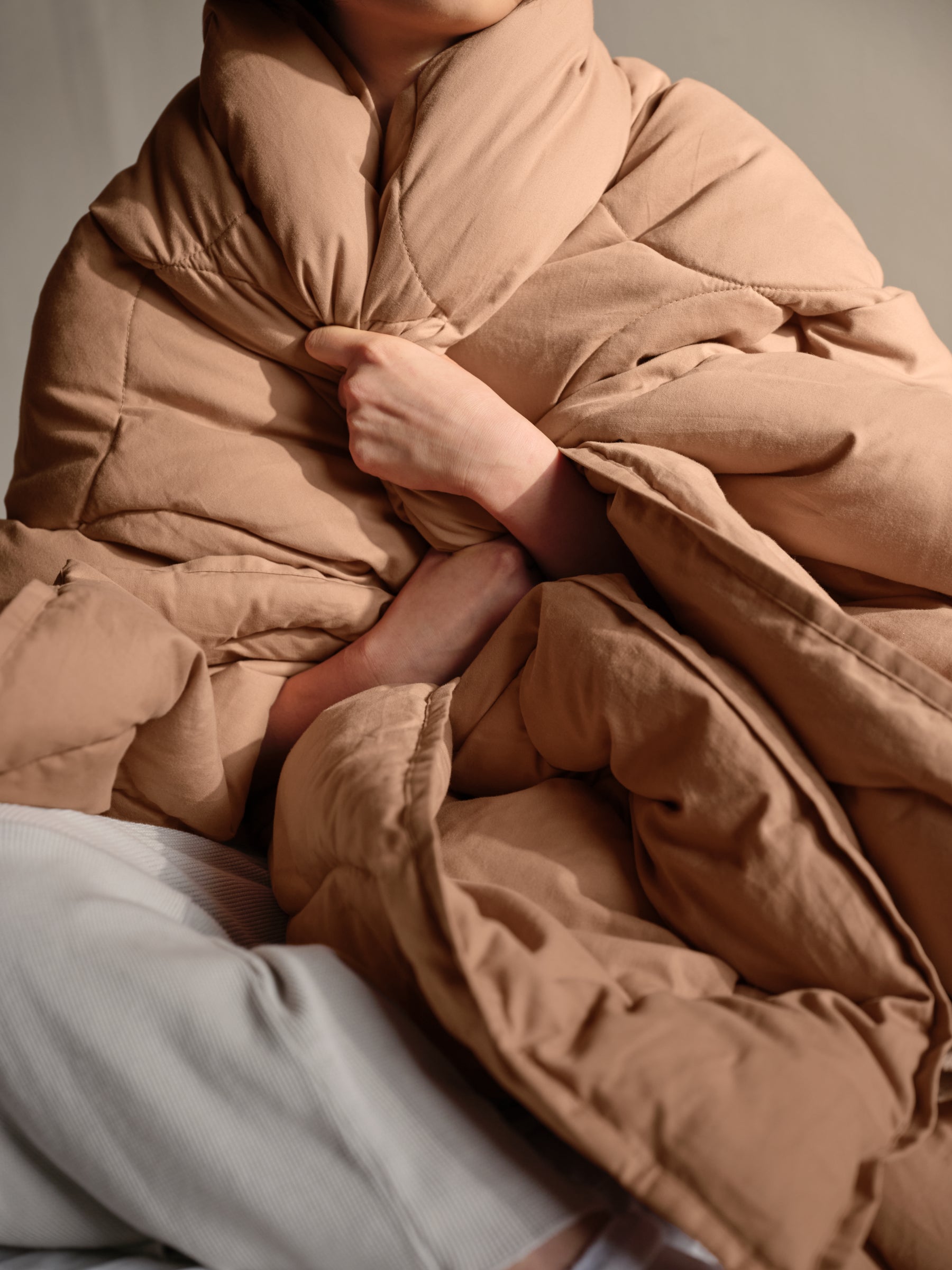 Cotton Drift Comforter (Adobe)