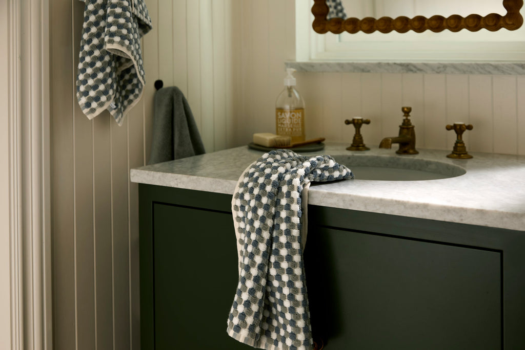 4+4 Organic Mosaic Bath Bundle - Moss and Dusk