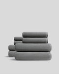4+4 Organic Plush Bath Bundle - Pebble