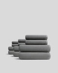 6+6 Organic Plush Bath Bundle - Pebble