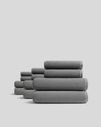 6+6 Organic Plush Bath Bundle - Pebble