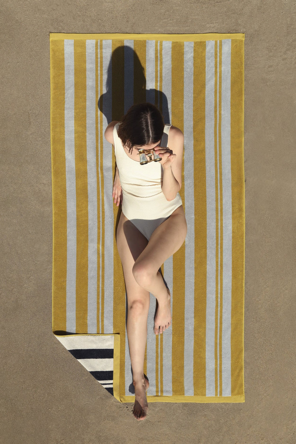 Casita Beach Towel (Citron and Sky)