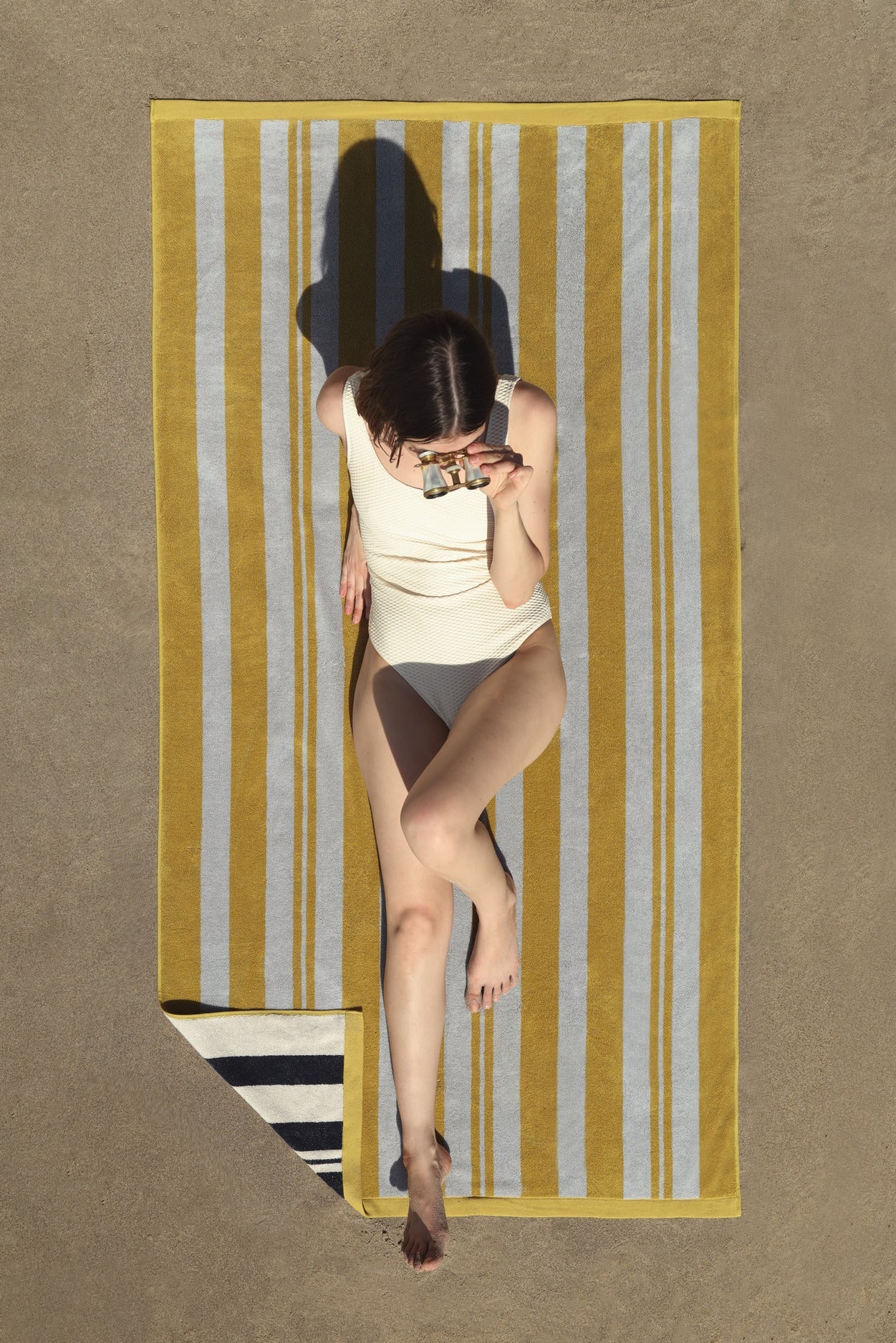 Casita Beach Towel (Citron and Sky)