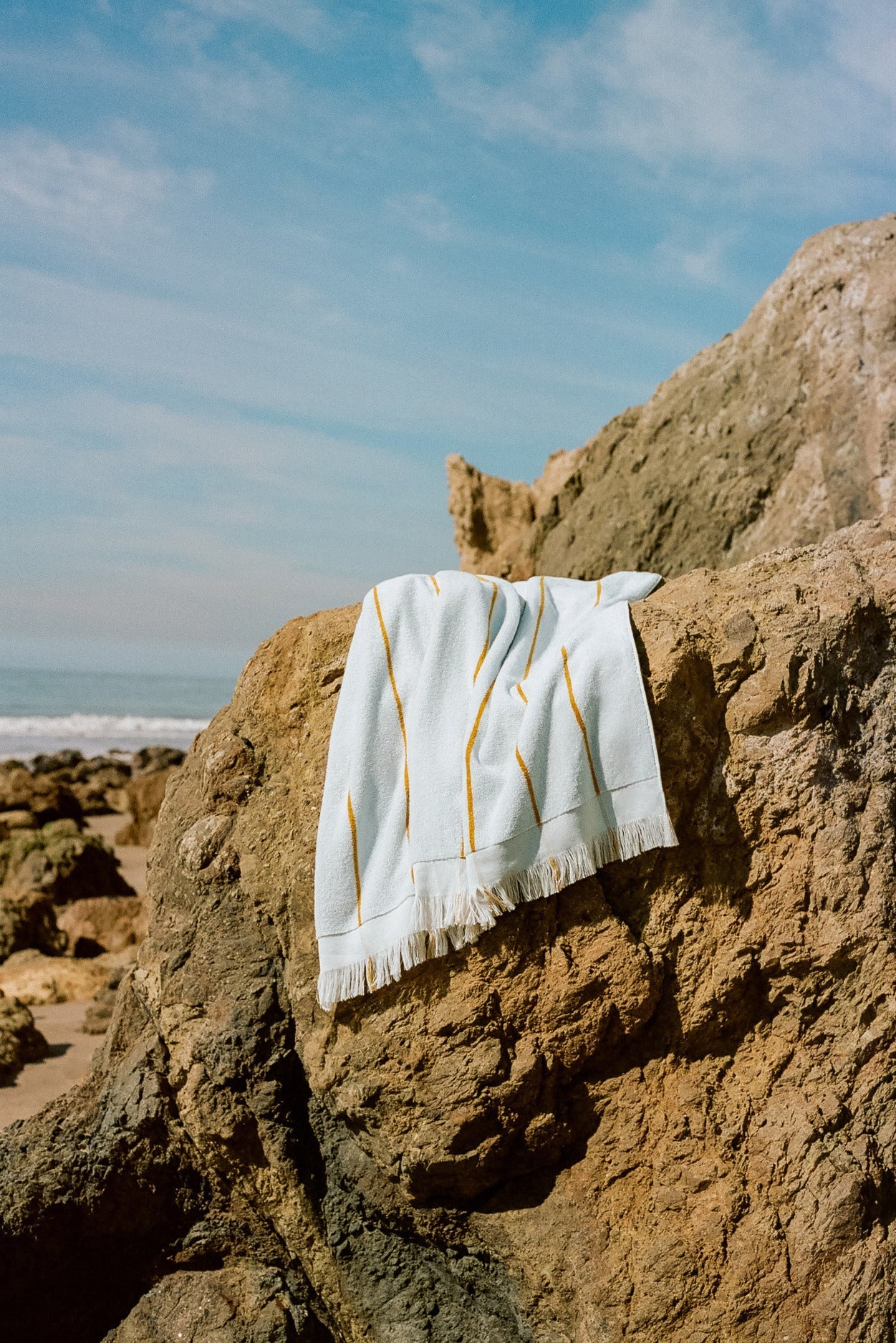 8x Bayside Beach Towel Bundle - Lagoon with Marigold