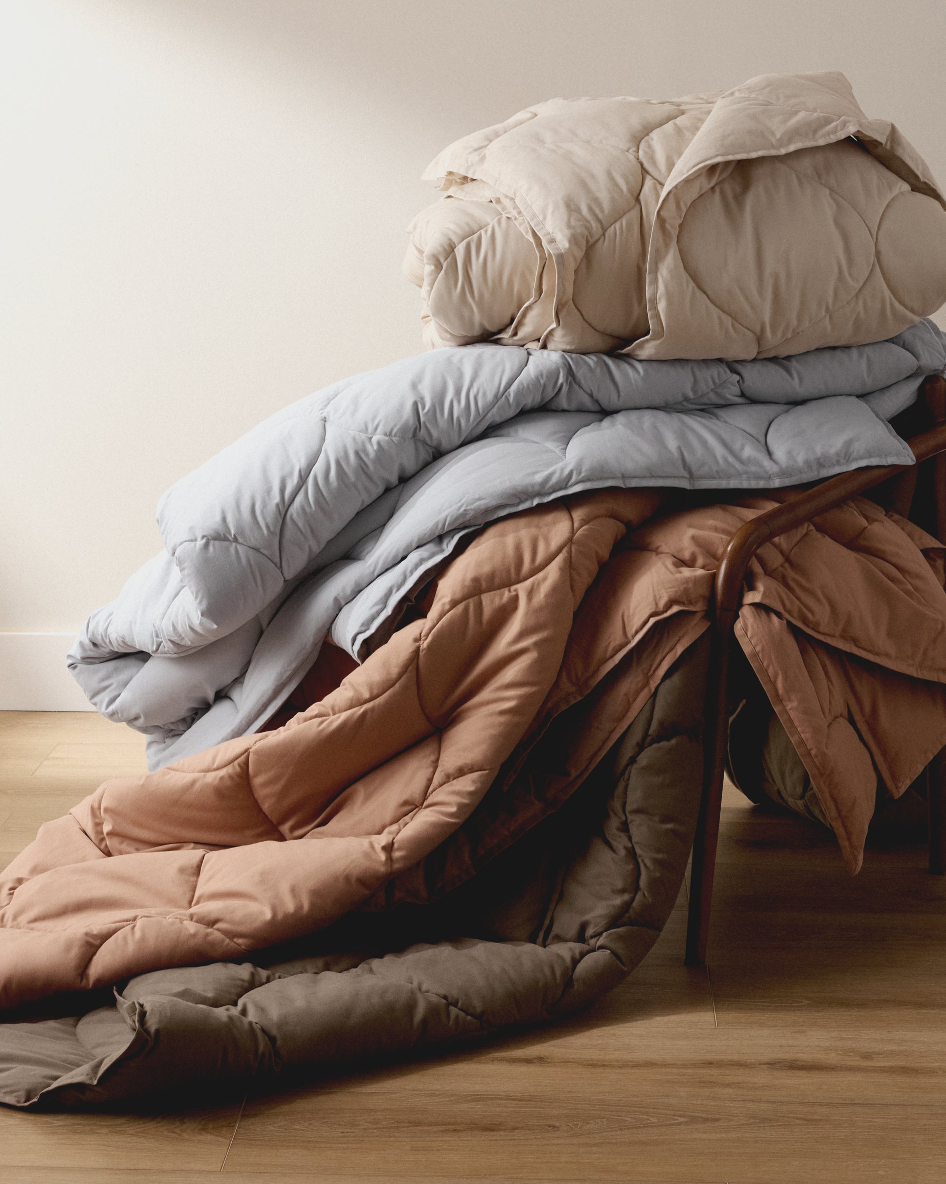 Cotton Drift Comforter (Adobe)