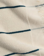 4x Bayside Beach Towel Bundle - Natural with Peacock