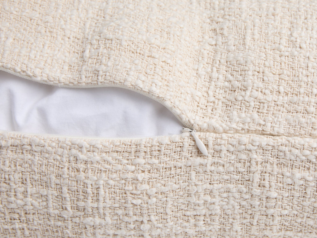 Boucle Body Pillow Cover (Cream)