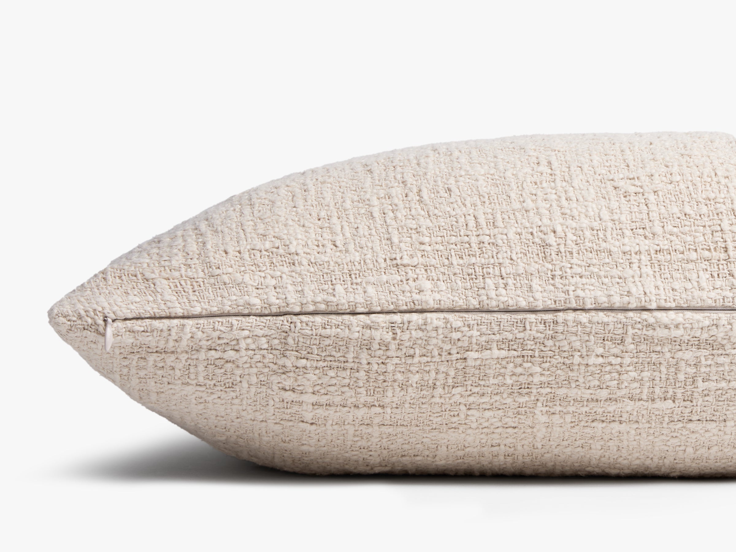 Boucle Lumbar Pillow Cover (Cream)