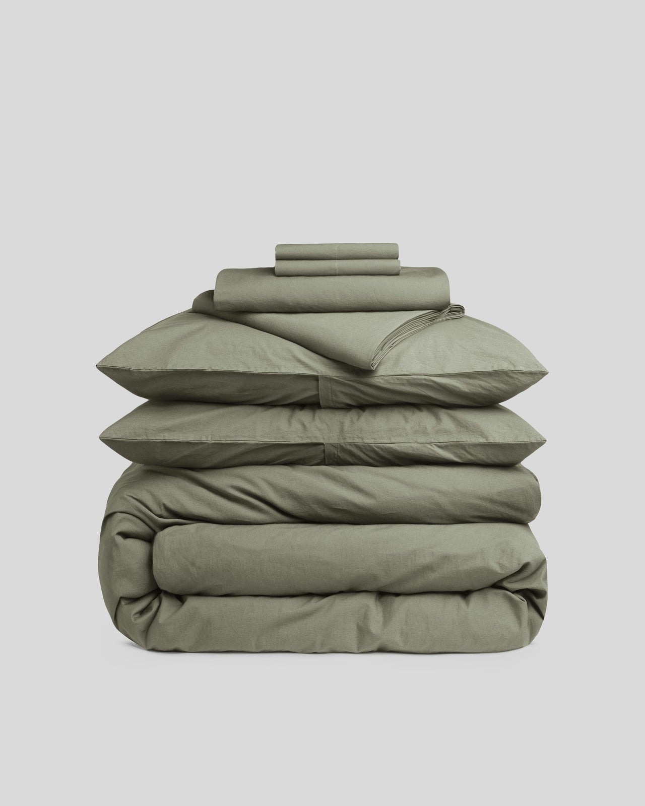 Brushed Cotton Bundle - Moss K/CK