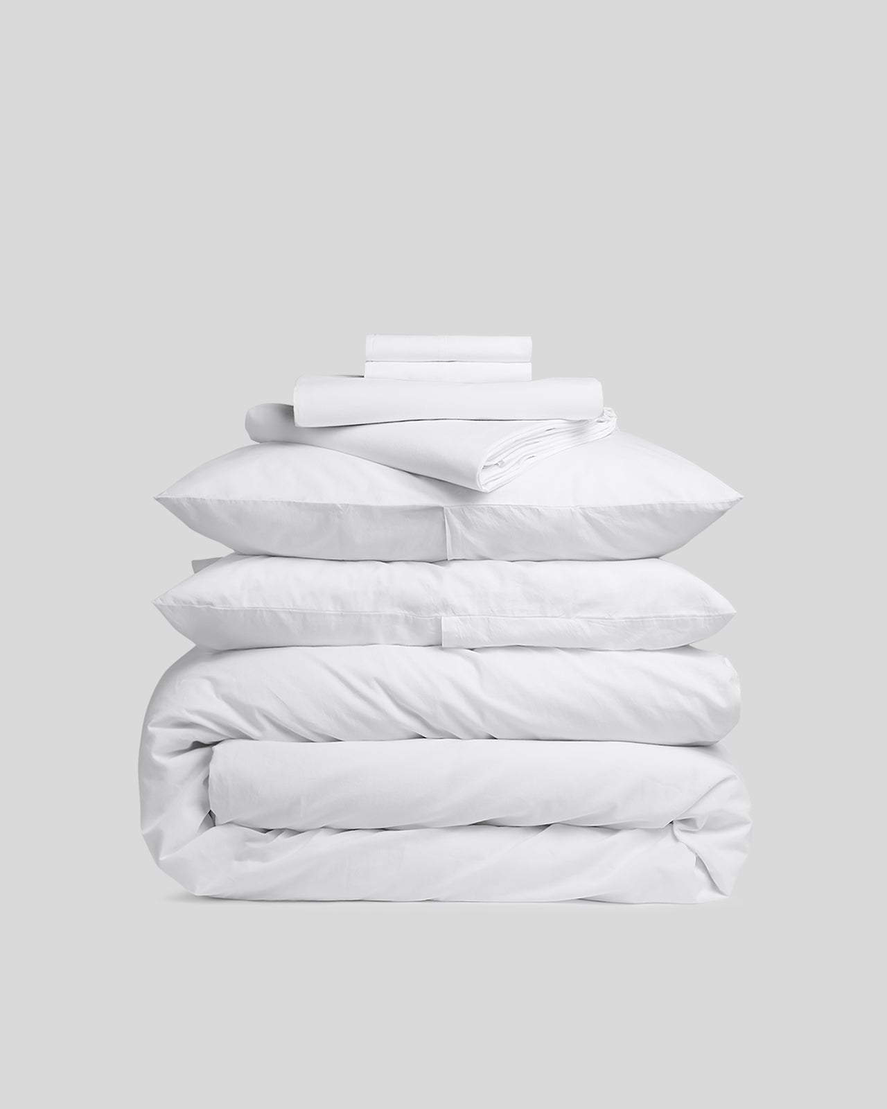 Brushed Cotton Bundle - White K/CK