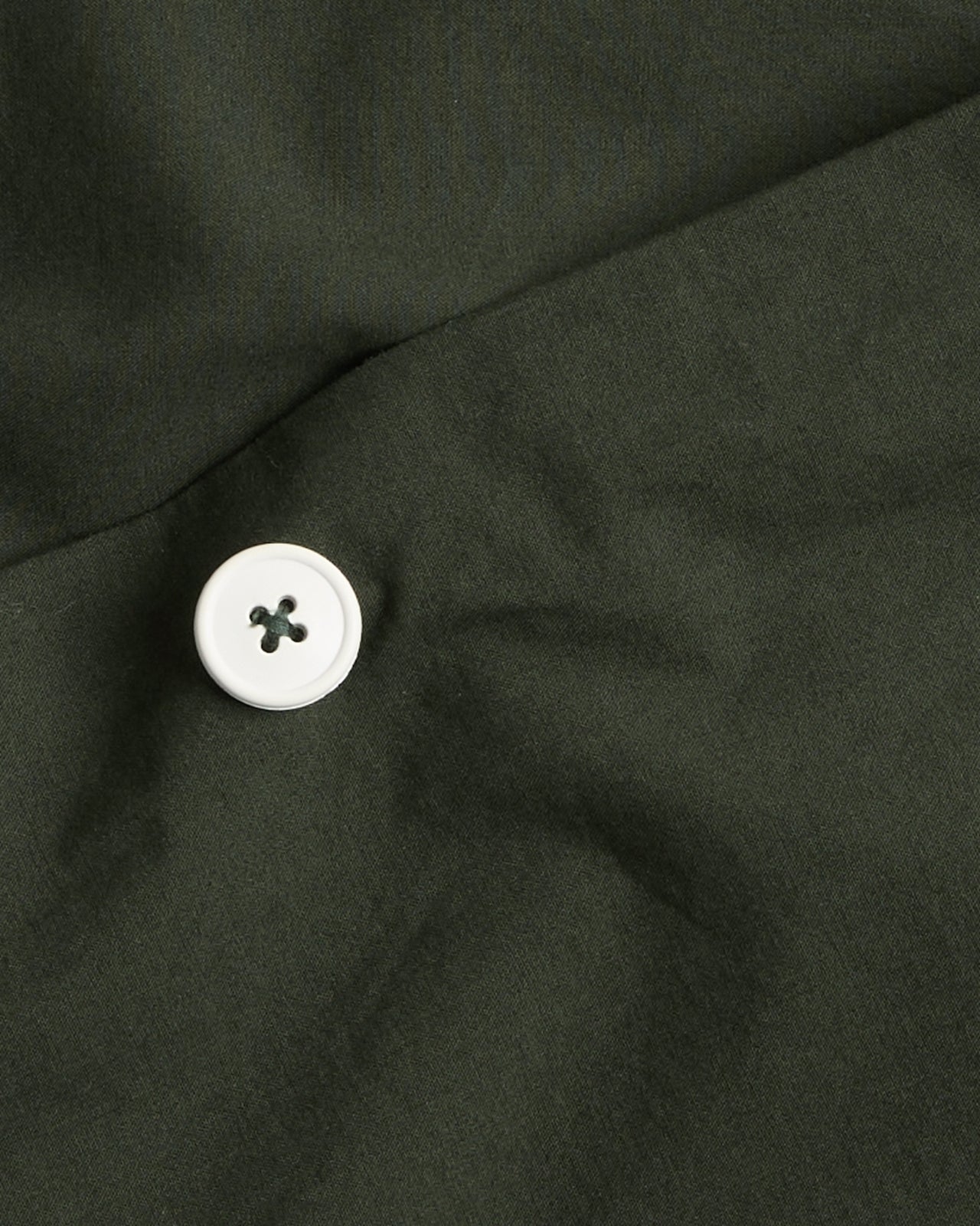 Brushed Cotton Duvet Cover (Evergreen)