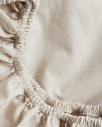 Brushed Cotton Fitted Sheet (Bone)