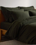 Brushed Cotton Fitted Sheet (Evergreen)