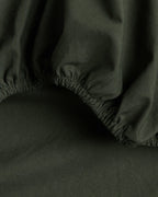 Brushed Cotton Fitted Sheet (Evergreen)