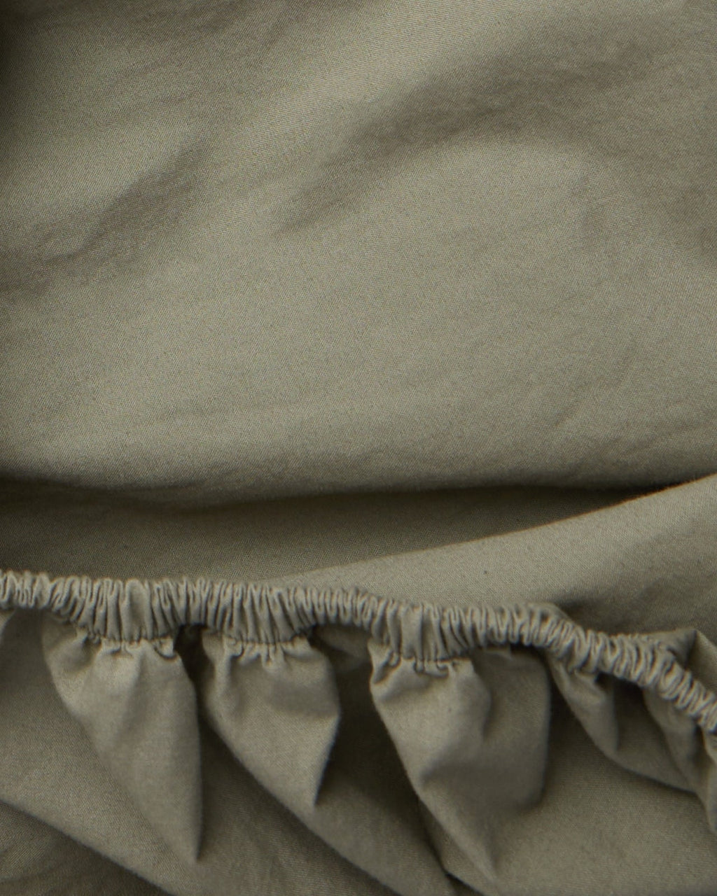 Brushed Cotton Fitted Sheet (Moss)
