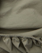 Brushed Cotton Fitted Sheet (Moss)