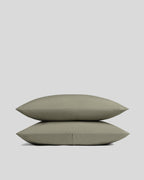 Brushed Cotton Pillowcase Set (Moss)