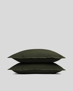 Brushed Cotton Sham Set (Evergreen)