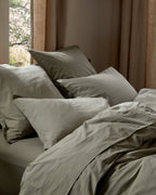 Brushed Cotton Sham Set (Moss)