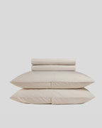 Brushed Cotton Sheet Set - Bone TW/XL