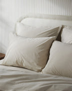Brushed Cotton Sheet Set - Bone TW/XL