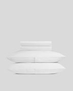 Brushed Cotton Sheet Set - White K/CK