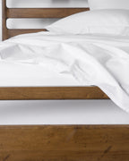 Brushed Cotton Sheet Set - White K/CK