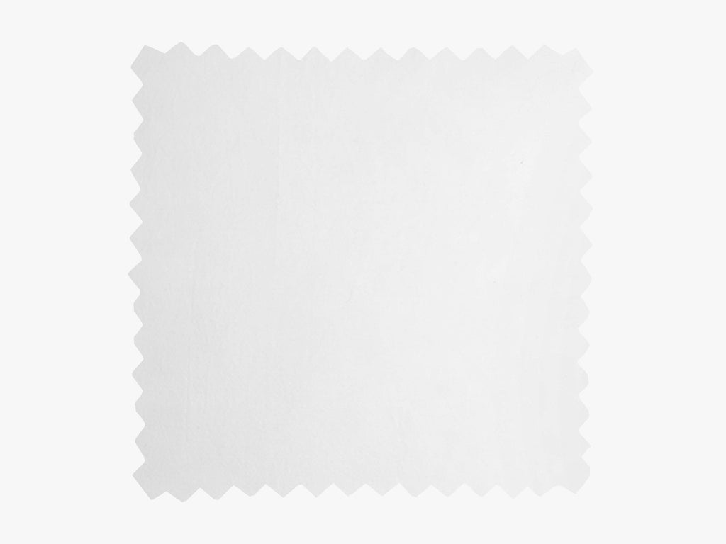 Brushed Cotton Fabric Swatch (White)