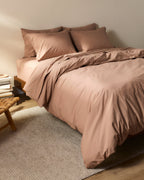 Brushed Cotton Duvet Cover Set - Adobe K/CK