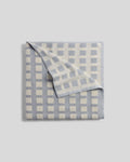 Capri Check Beach Towel (Sky with Natural)
