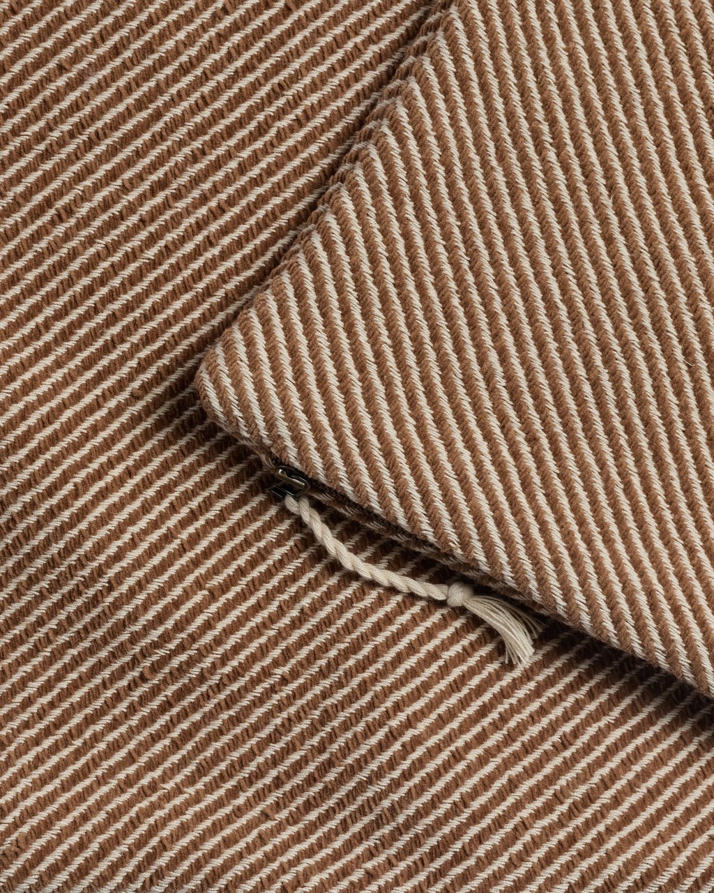 Chenille Twill Lumbar Pillow Cover (Natural)
