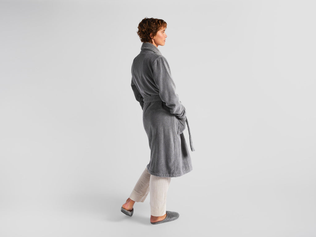 Classic Turkish Cotton Robe (Stone)