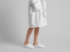 Classic Turkish Cotton Slippers (White)