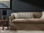 Cloud Linen Puff Lumbar Pillow Cover - FINAL SALE (Bone)