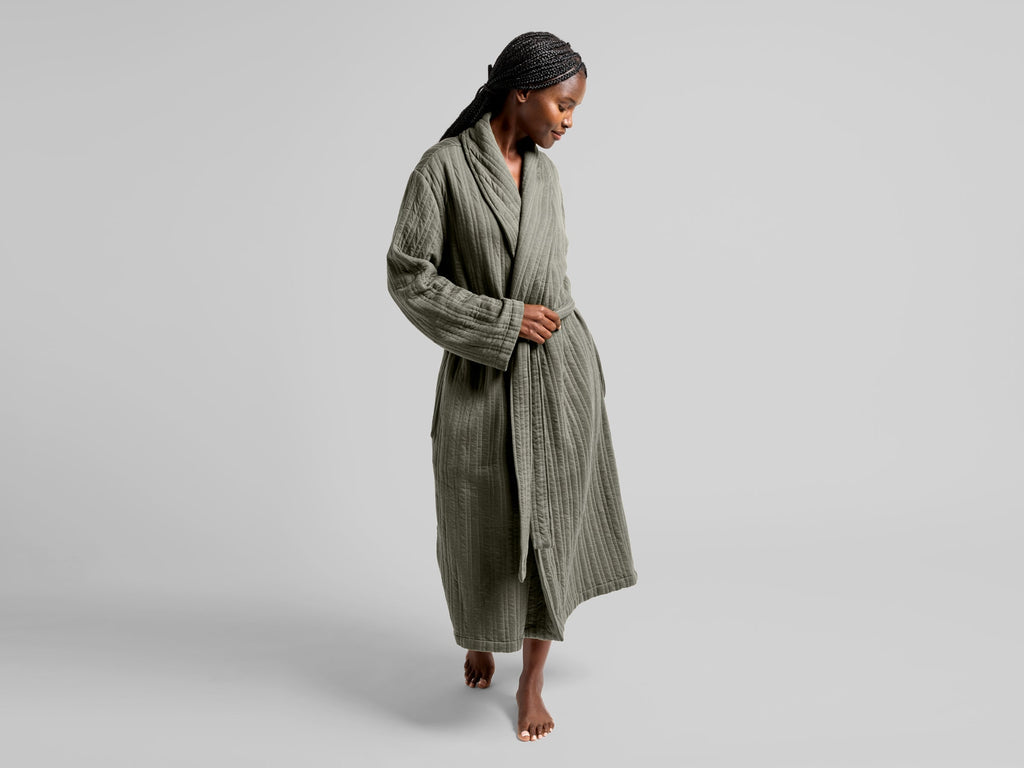 Cozy Knit Robe (Moss)