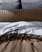 Garment Dyed Channel Body Pillow Cover (Warm Grey)
