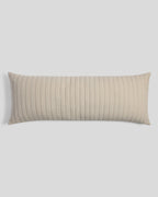 Garment Dyed Channel Body Pillow Cover (Bone)