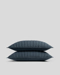 Garment Dyed Channel Sham Set (Dusk)