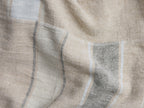 Heritage Linen Bed Cover (Natural Stripe Cool)