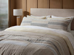 Heritage Linen Body Pillow Cover - FINAL SALE (Natural Stripe Cool)