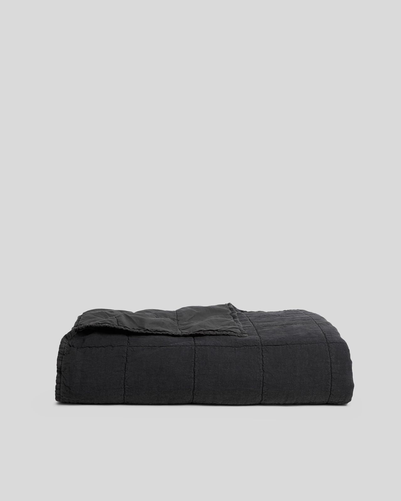 Linen Box Quilt (Coal)
