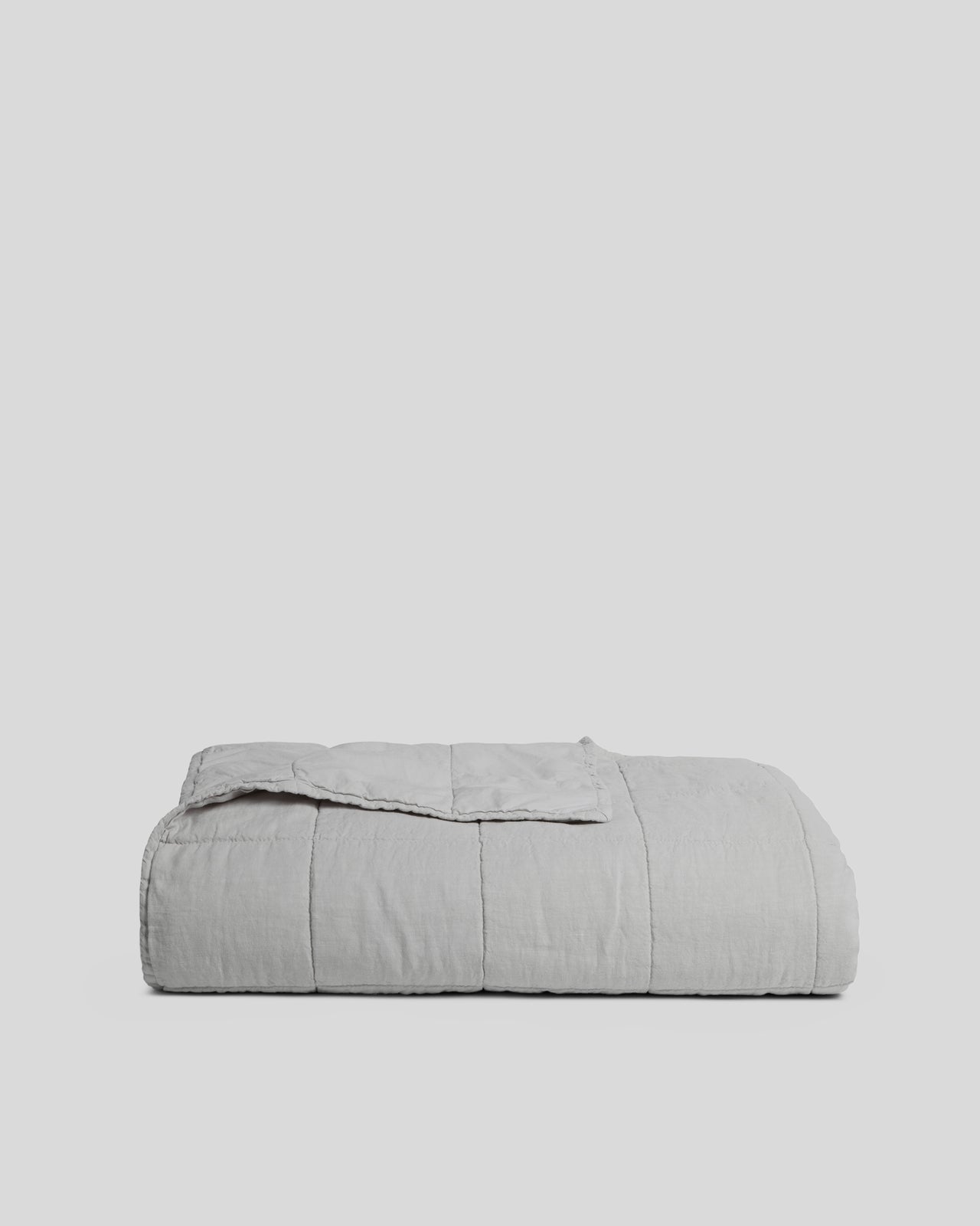 Linen Box Quilt (Fog)