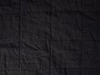 Linen Box Quilted Sham Set (Coal)