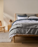 Linen Euro Sham (Pebble)