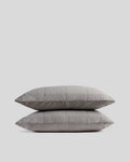 Linen Box Quilted Sham Set (Pebble)