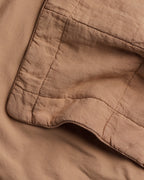 Linen Box Quilted Sham Set (Adobe)