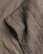 Linen Box Quilted Sham Set (Warm Grey)