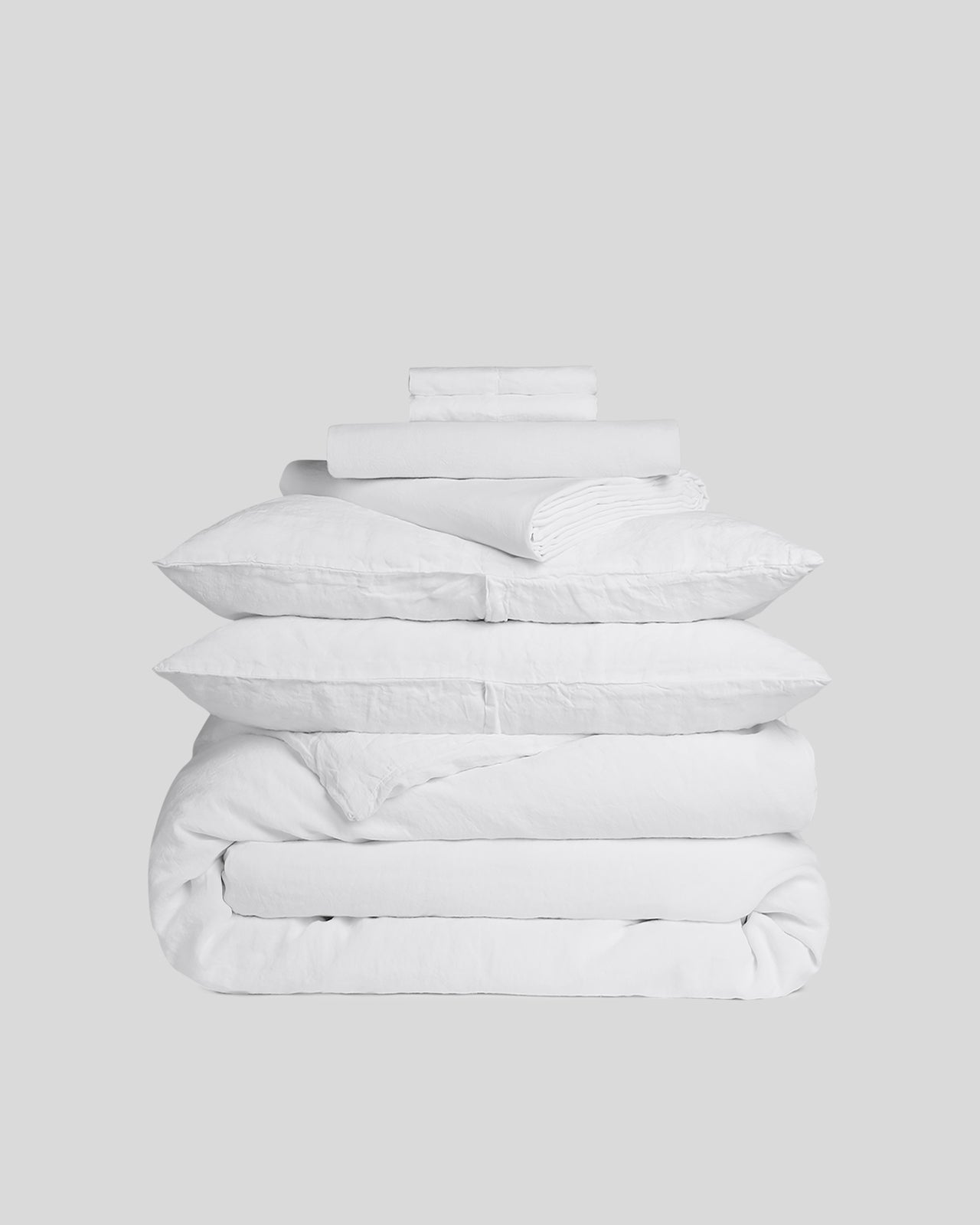 Linen Bundle - White K/CK