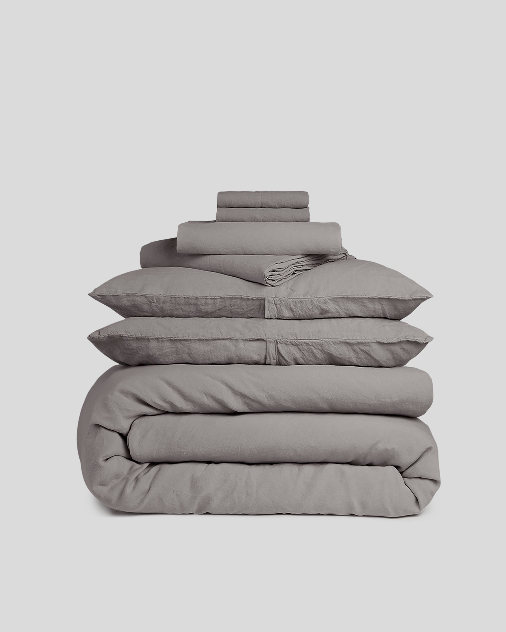 Linen Bundle - Pebble K/CK
